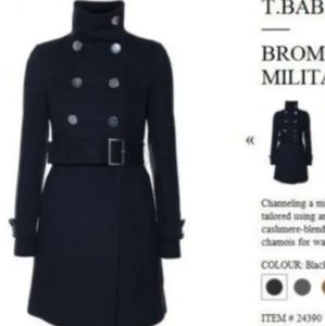 Babaton Bromley military coat